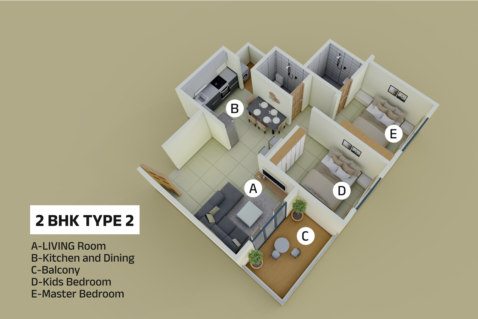  BHK Flat for Sale in Charoli, Pune
