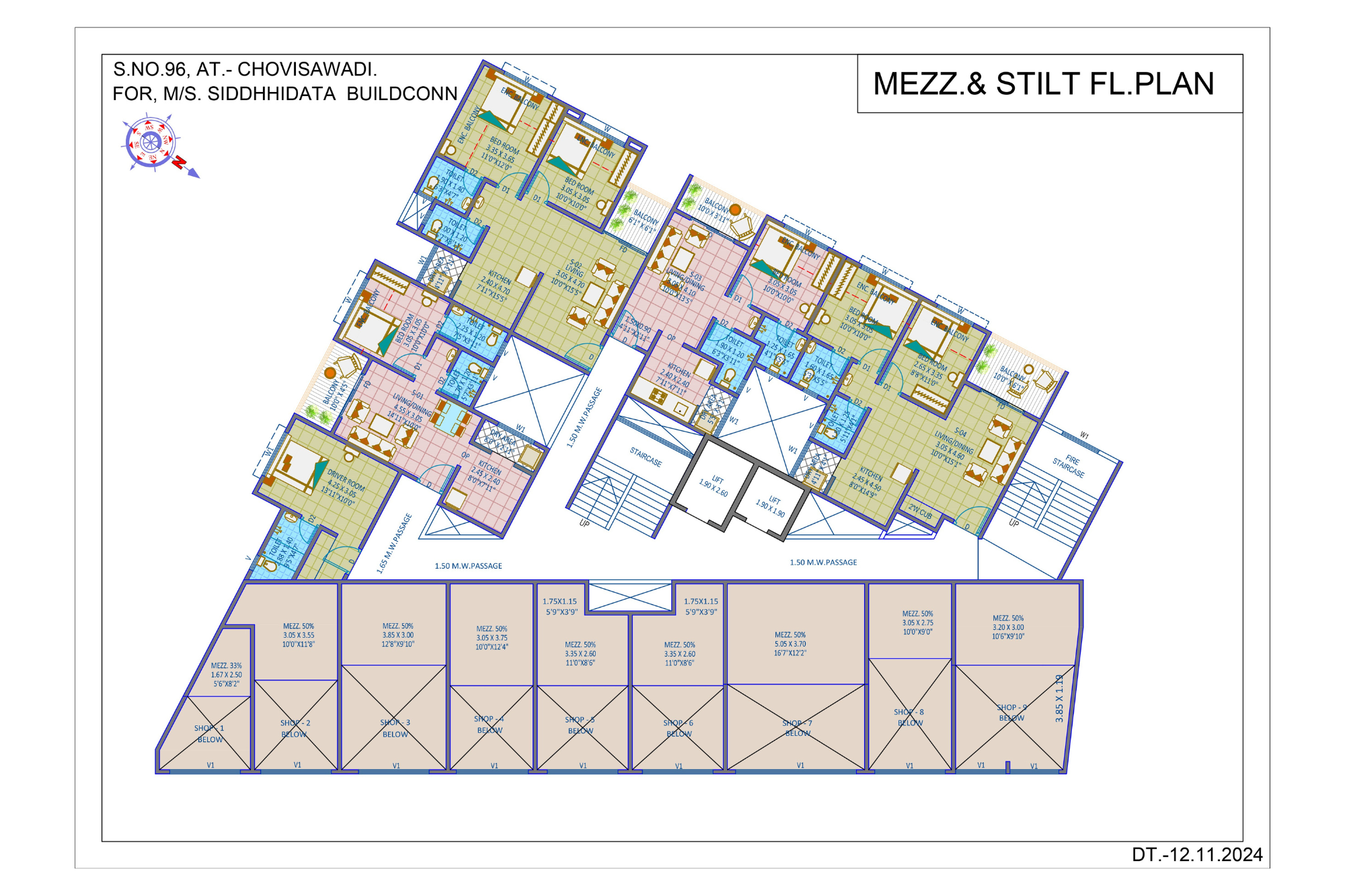 Mezzanine & Stilt Floor Plan